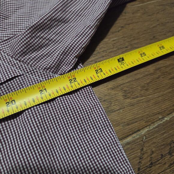 Game Guard Shirt Men's M Maroon Checkered Outdoors Fishing Vented Fishing - Picture 7 of 8